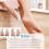 (Bule) Electric Feet Callus Remover, Electronic Tool File, Professional Pedicure Kit 3