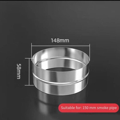 Range Hood Exhaust Pipe Extension Straight Interface 1