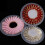 Badge Button Maker Template for DIY Ribbon Flowers 3 pcs 6
