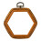 Embroidery Hoop Stretch Frame Hexagon 9.5x10.5cm 2