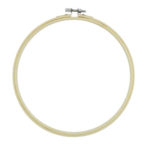 Bamboo Embroidery Hoop Adjustable 15 cm 1