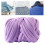 Light Violet Bulky Chunky Yarn for Crocheting Pillows and 6