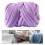 Light Violet Bulky Chunky Yarn for Crocheting Pillows and 7