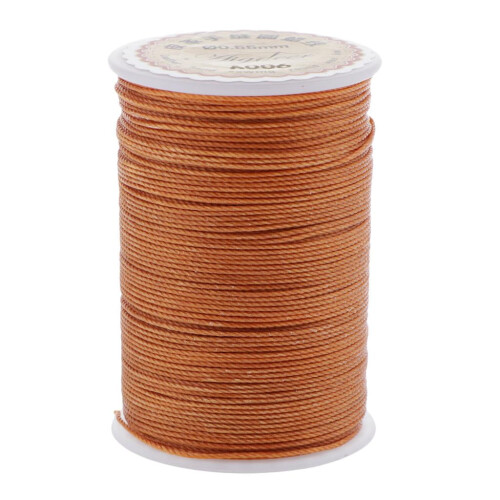 Leather sewing thread 0.5mm light coffee 65 meters 1