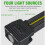 Gym Lamp for Posing,7th Gear Dimming,Portable Magnet LED Flashlight with Hook 5