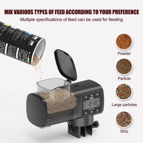 Automatic Aquarium Fish Feeder Digital Timer Large Capacity 1