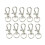 Metal Swivel Clasps Snap Hooks 10mm Internal Width 10 pcs 3