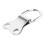 100 Pcs D-Ring Picture Frame Hanging Hooks Double Hole Hangers with Screws Silver 7