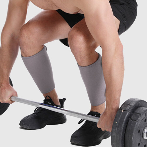 Soccer Shin Guard Elastic Adjustable Compression Sleeve 1 Pc 2