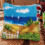 Seaside latch and hook cushion cover DIY craft kit 2