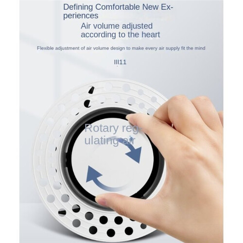Adjustable Round Air Conditioning Outlet Vent Diffuser Ceiling Flush Mount Central Air Vent Cover for Home Hvac 75mm