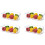 Refrigerator Organizer Bins Clear Plastic 4 Pcs 1