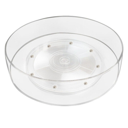 Rotatable kitchen storage box for spices and cosmetics