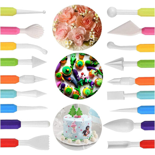 Kids Clay Tools Set Assorted Colors 9-Piece 1
