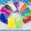 Red feather balloon ornaments DIY craft 100 pcs 5