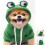 Jacenvly dog fleece clothes green medium 1