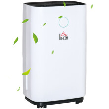 16L/Day Portable Dehumidifier, 4L Tank, LED Display, 24H Timer, Sleep Mode & Child Lock, Air Dehumidifier for Bedroom, Bathroom, Basement & Laundry