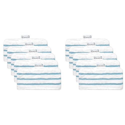 Microfiber Steam Mop Pads Washable 10-Pack