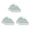 Steam Mop Replacement Pads Microfiber Triangle 6 pcs 1