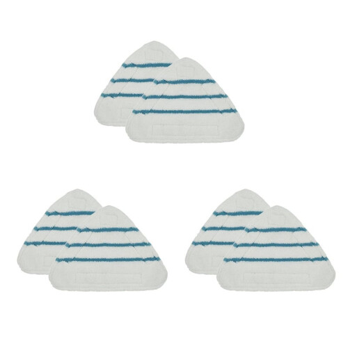 Steam Mop Replacement Pads Microfiber Triangle 6 pcs