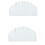 Microfiber Mopping Pads for Roborock OZMO T8 N8 Pro+ 50 pcs 1
