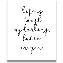 Motivational Wall Art Print for Women and Teens
