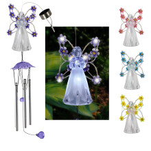 Solar Angel Wind Chime Light Outdoor Garden Decor