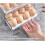 Egg Holder with Removable Tray 32-Count Transparent White 4