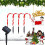 Solar LED Garden Column Light Outdoor Wind Lamp 8