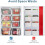 Freezer Organizer Bins White 4 Pack Large and Medium 4