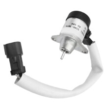 4X Solenoide de Apagado de Combustible de Motor Diésel de Camión Refrigerado de 12V 1500-3076,41-9100,42-100 para Solenoide de Parada de Motor
