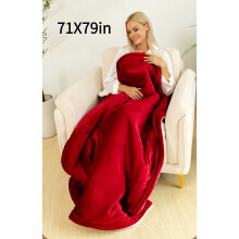 Electric Heating Blanket Washable Plush 1pc