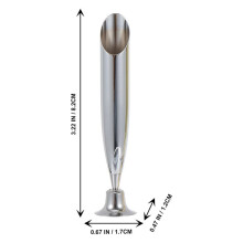 8pcs Quill Pen Holder Metal Insertion Pen Holder Single Pen Display Stand Quill Dip Pen Base Desktop Pencil Stand Holder