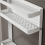 Hanging Fridge Shelf Black 1 Piece 4