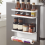 Hanging Fridge Shelf Black 1 Piece 5