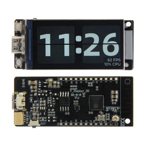 2X ESP32-S3R8 T-Display-S3 Development Board 1.9 Inch LCD Display WIFI Bluetooth5.0 170x320 Wireless Module