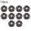 Purple rhinestone flower pearl buttons 12 pcs 3
