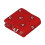 Red bandana blanket thickened 50" x 40" 2