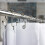 Shower Curtain Hooks Metal Double-Sliding Rust-Resistant 12 7