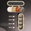 Seasoning case with spoons and divided storage rack 1 set 4