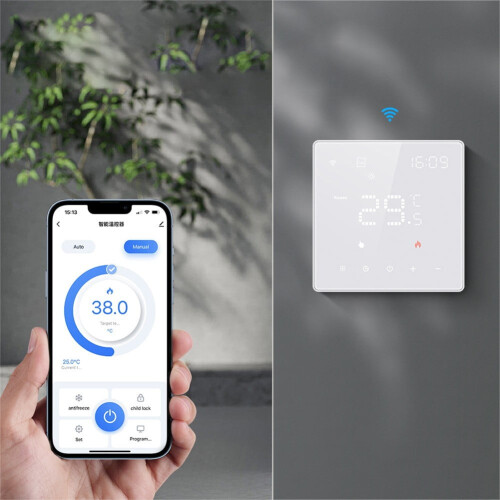 Smart Thermostat WiFi Programmable White 2