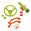 Kids' swing set attachment: pirate telescope, green 7