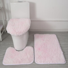 Microfiber Bathroom Rug Set with Non-Slip Backing Teal