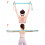 Yoga Strap Nonelastic with 9 Loops 100cm Thick Durable 8