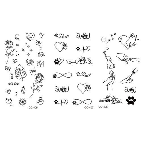 Tattoo Stencil Paper Blue Waterproof 1 Piece 2