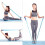 Yoga Strap Nonelastic with 9 Loops 100cm Thick Durable 7