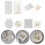 SOFEIYA bow lace tray silicone mould 1 pc 8