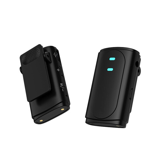 Wireless Lavalier Mic 3-in-1 with 2 Mini Mics Black 2