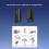 Wireless Lavalier Mic 3-in-1 with 2 Mini Mics Black 8