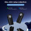 Wireless Lavalier Mic 3-in-1 with 2 Mini Mics Black 6